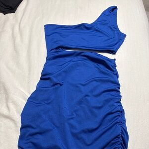 Royal blue dress